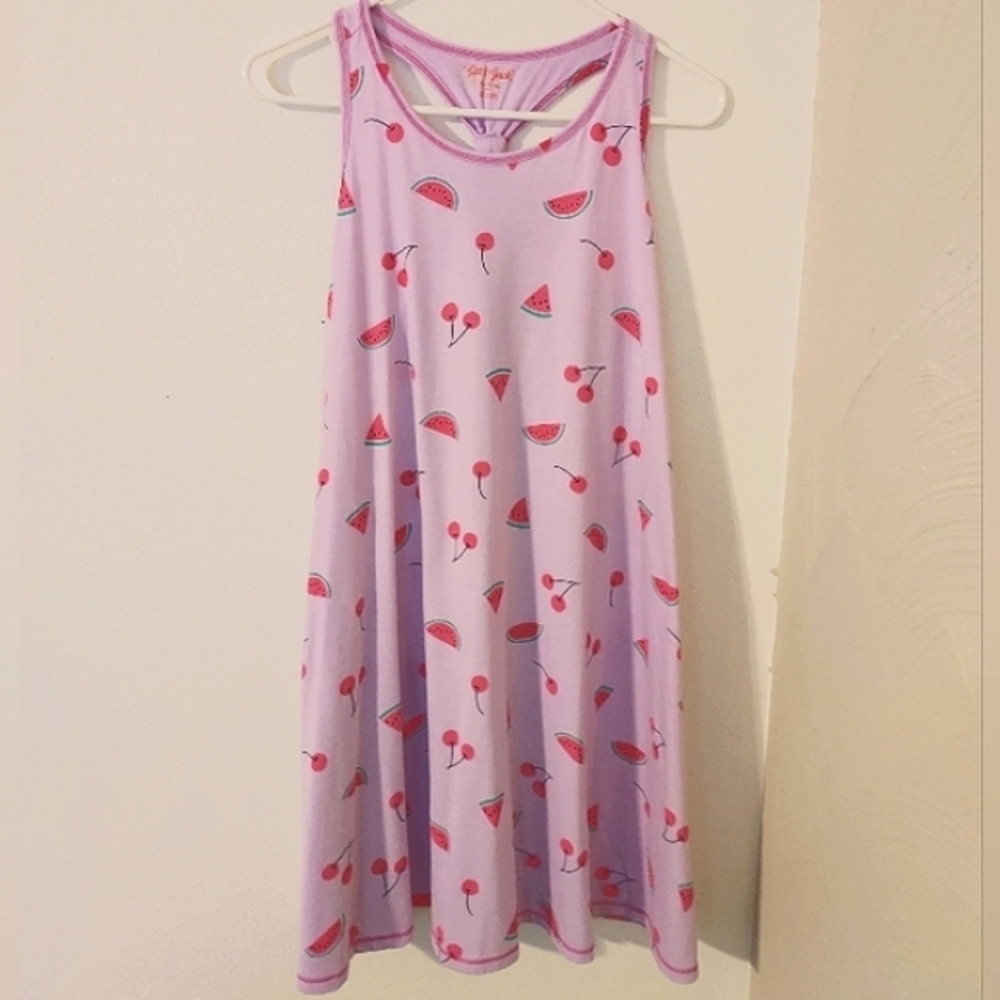 Purple fruit dress